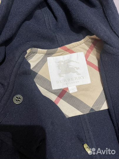 Пальто детское burberry 92р