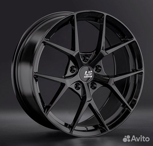 LS wheels FlowForming RC66 : 8x18 5*108 Et:36 Dia:65.1 bk