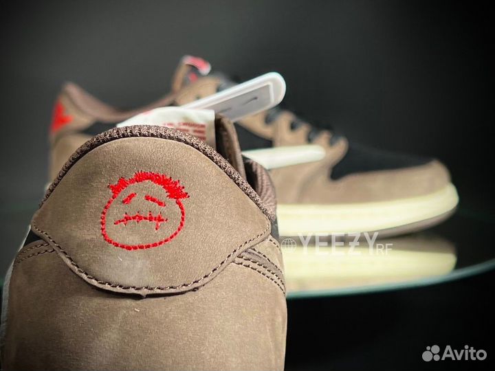 Кроссовки Nike Travis Scott Air Jordan 1 Low Mocha