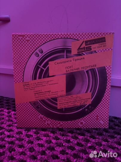 Виниловые пластинки мини СССР