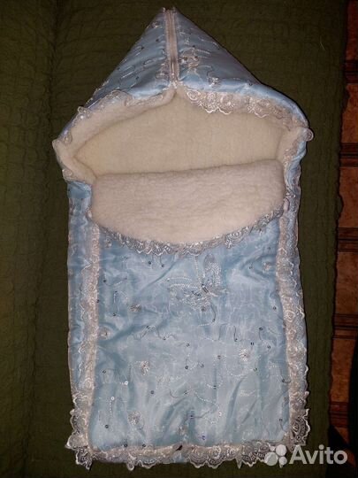 Конверт на выписку зимний на овчине