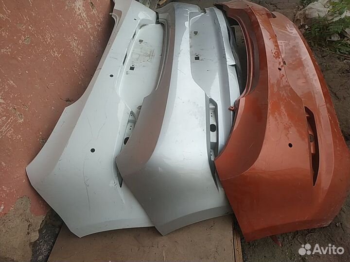 Задний бампер Hyundai solaris хэтчбек 2016 год