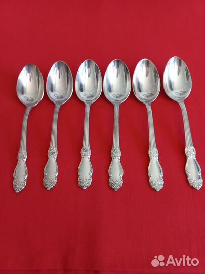 Чайные ложки мельхиор новые СССР