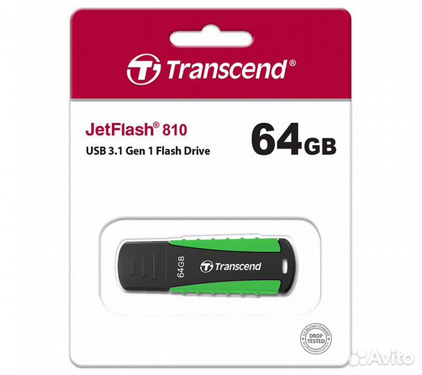 Флеш-накопитель Transcend JetFlash 810 USB 3.1 64G