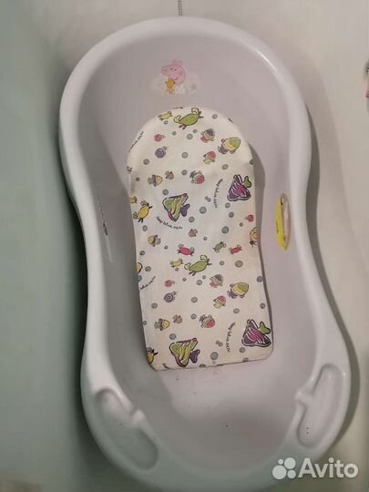 Ванночка для купания с горкой