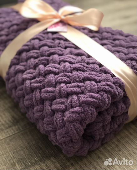 Плед одеяло плюшевый