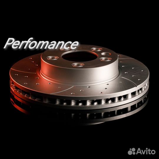 Усиленные тормозные диски с перфорацией gerat