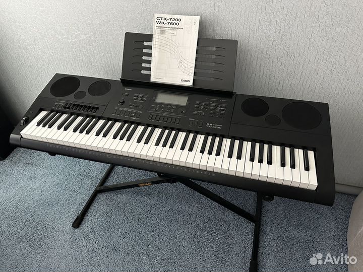 Синтезатор casio wk 7600