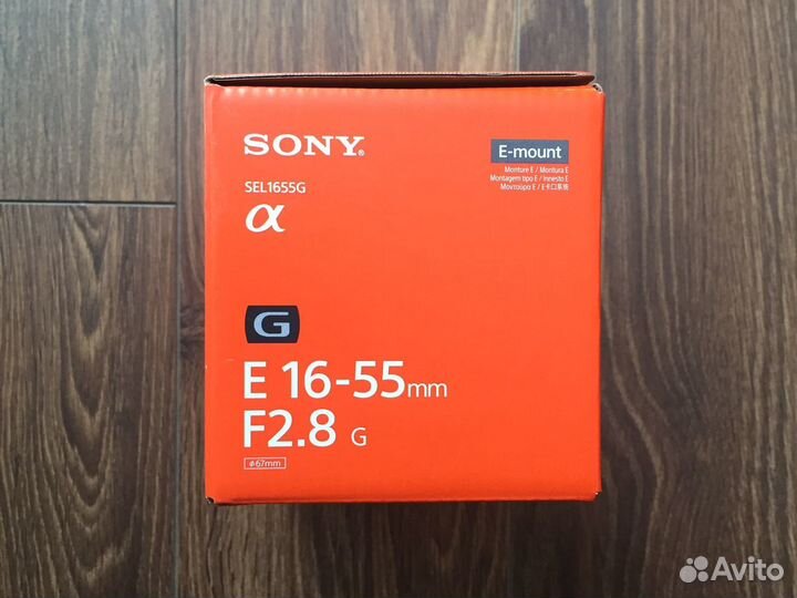 Sony E 16-55mm f/2.8 G Новые-Гарантия