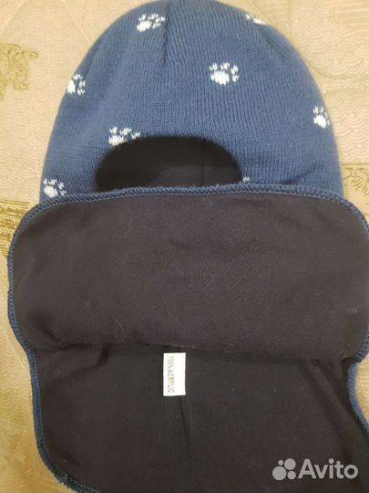 Шапка шлем для мальчика