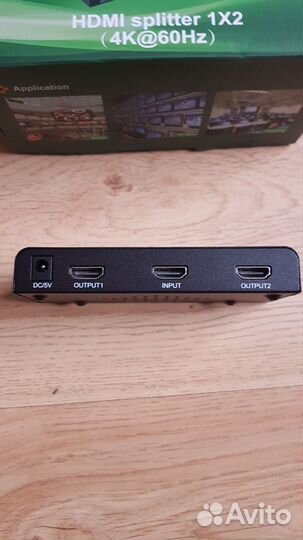 Разветвитель hdmi 4K 1x2