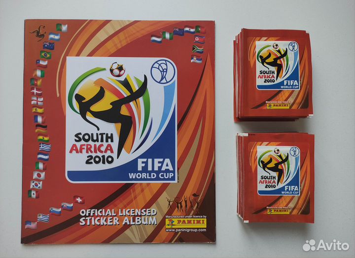 Альбом + 50 пакетиков panini Чемпионат Мира 2010