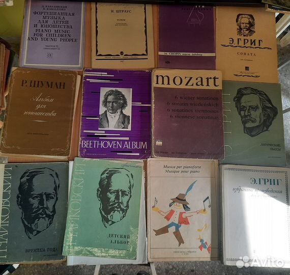 Ноты Чайковский, Бетховен и др