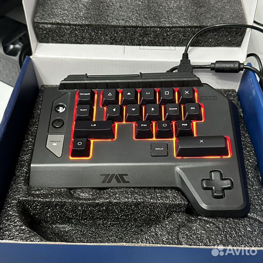 Клавиатура и мышь PS4 Hori TAC K2 / Как новый