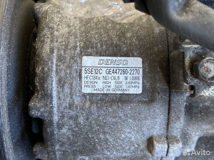 Компрессор кондициаюонера 1ZZ FE Toyota Avensis