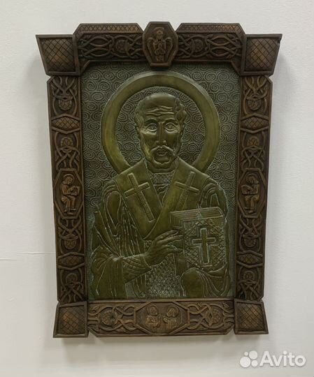 Икона Николай Чудотворец, ручная работа