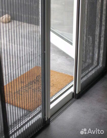 Москитная сетка плиссе, сетка-гармошка