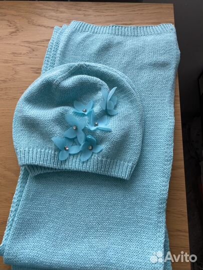 Комплект шапка, шарф 5-7 лет