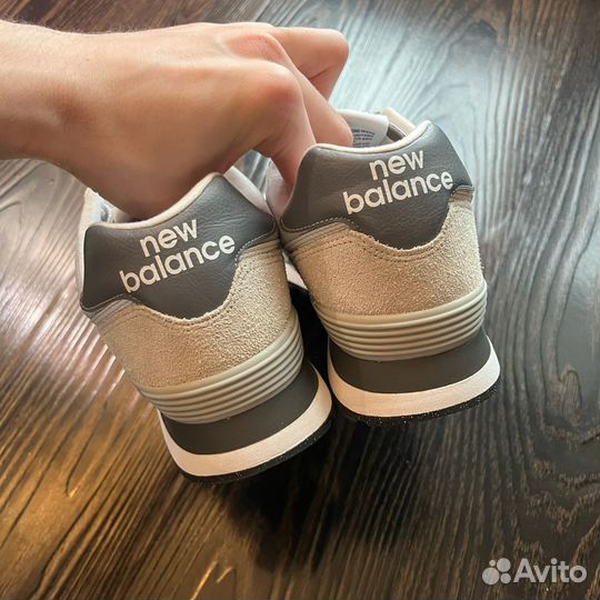 Кроссовки Mew Balance 574 Grey White