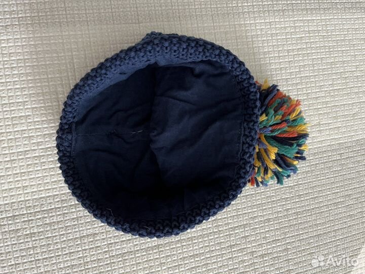 Детская шапка хлопок с подкладом
