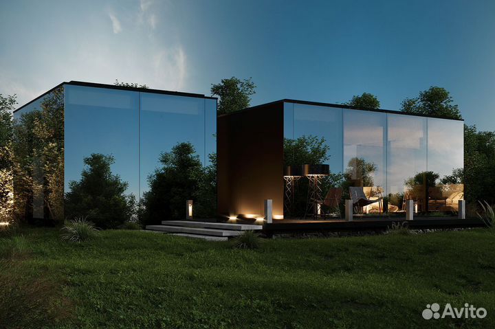 Модульные дома для баз отдыха мон-ж до 4-х дн