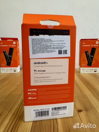 Xiaomi mi tv stick MDZ-27-AA 4K новая