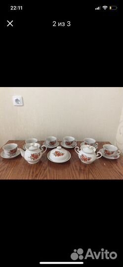 Сервис чайный 6 персон новый