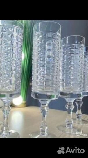Фужеры 6 шт.Редкий экземпляр