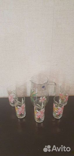 Новый кувшин со стаканами Luminarc