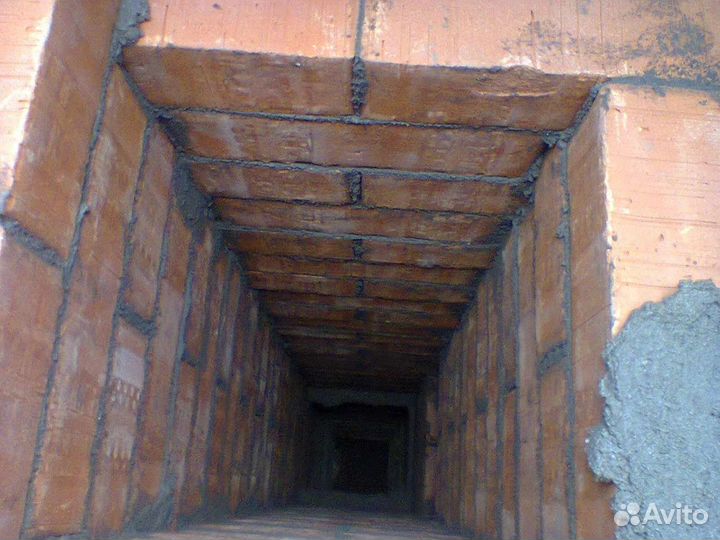 Ремонт дымовых труб, вытяжные трубы, кирпичные