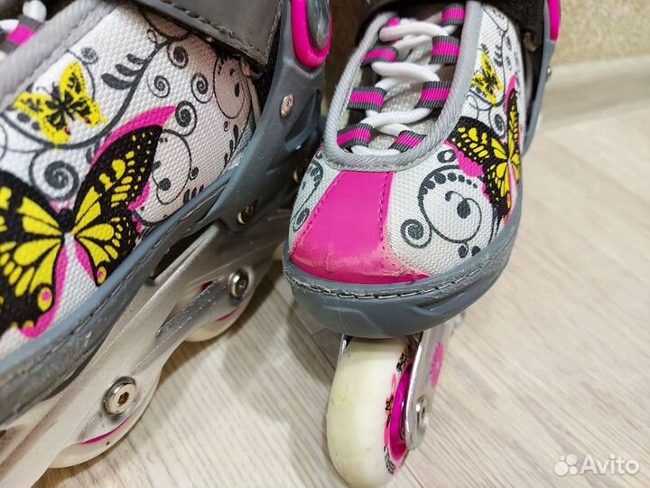 Роликовые коньки детские раздвижные 29-32