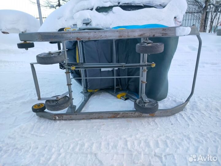 Детские санки коляска