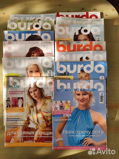 Журналы Burda 80-90-00 гг добавлено новое