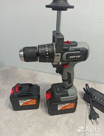 Шуруповерт для ледобура Nanwei 6Ah 2 акб 150 Nm