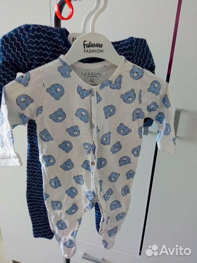 Детские вещи пакетом от 0-3 мес