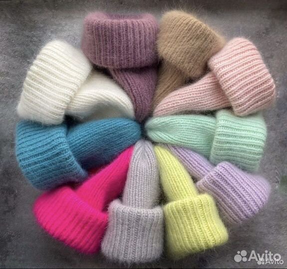 Шапка из пуха норки