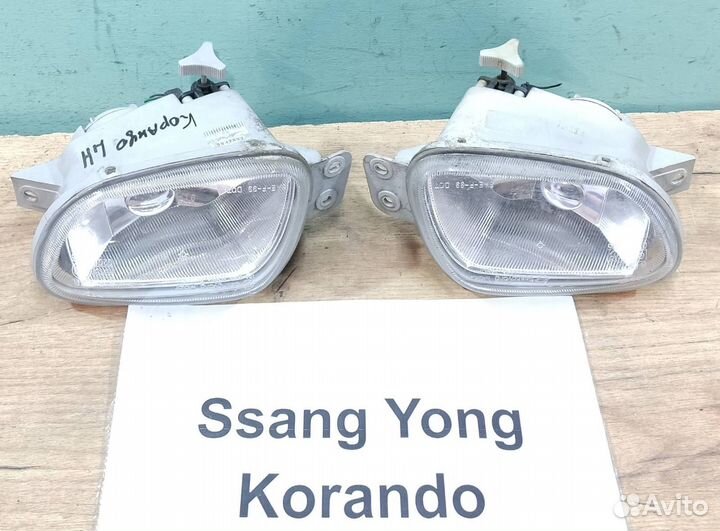 Фара противотуманная SsangYong Korando, 2004г