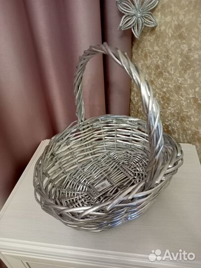 Корзина плетеная большая