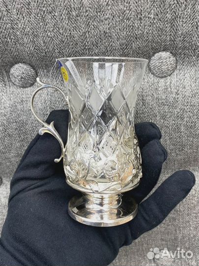 Подстаканник из серебра на 120 мл