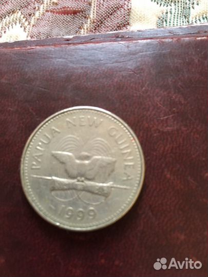 Монета Папуа Новая Гвинея и банкнота
