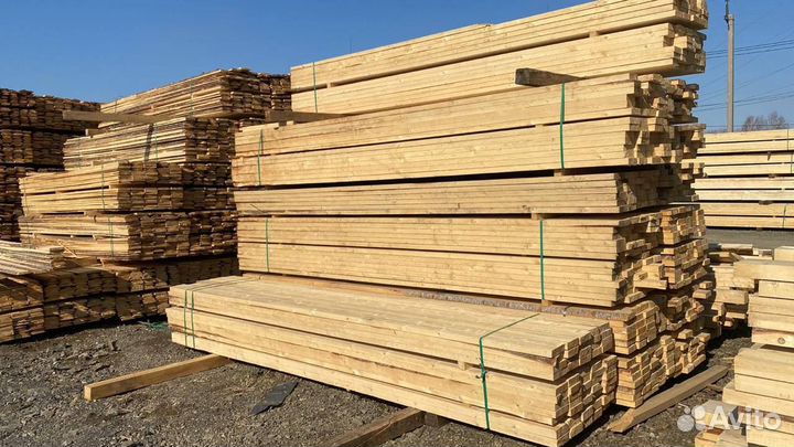 Доска обрезная ель