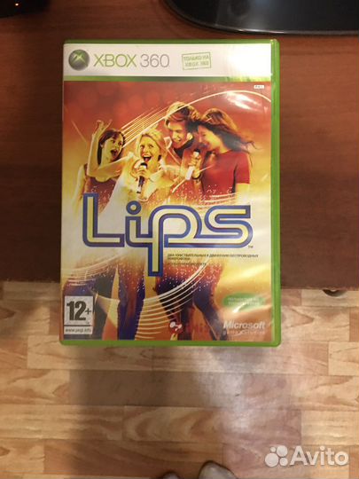 Диск на xbox 360. Lips