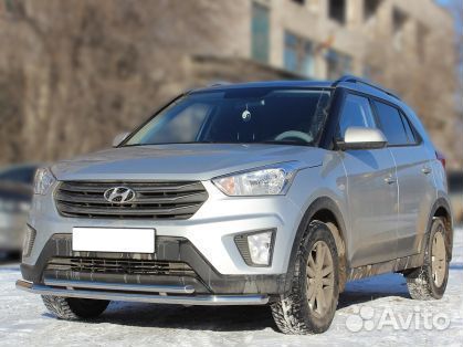 Защита бампера Hyundai Creta 2016-наст.вр