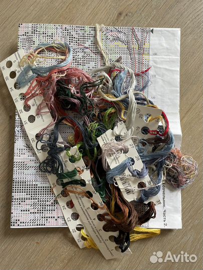 Остатки от набора для вышивания Panna