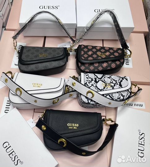 Сумка женская Guess седло 5 расцветок