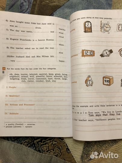 Английский рабочая тетрадь 5 класс Rainbow