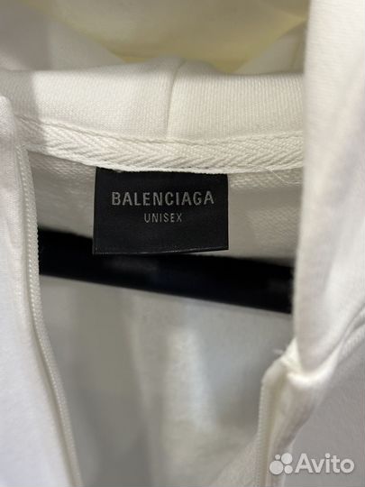 Зип худи Balenciaga x polo white