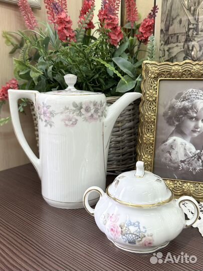 Чайник Carl Tielsch и сахарница Ohme