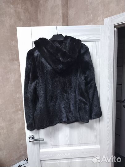 Шуба норковая Черная норка 44 46