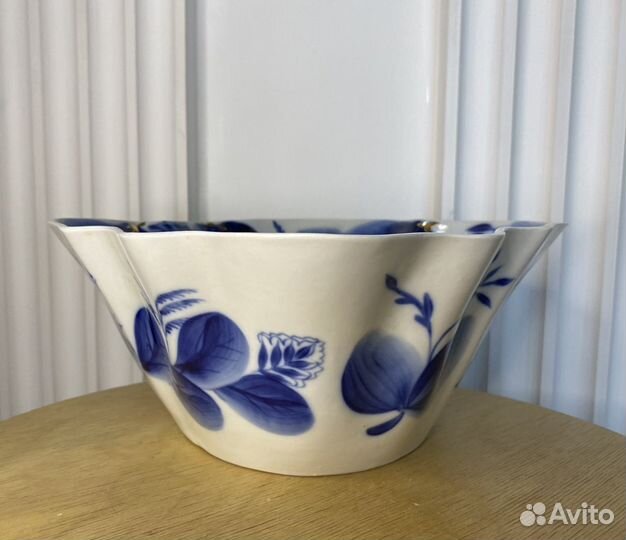 Фарфоровый салатник Пролетарий СССР